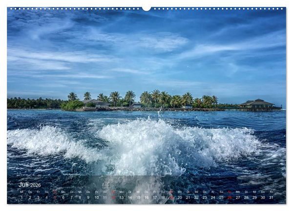 Produktbild: Malediven Impressionen aus dem Paradies (Wandkalender 2026 DIN A2 quer), CALVENDO Monatskalender