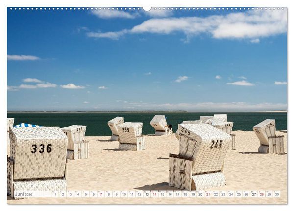 Produktbild: Nordseeperle Sylt (Wandkalender 2026 DIN A2 quer), CALVENDO Monatskalender