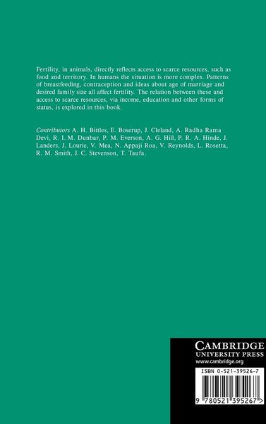 Produktbild: Fertility and Resources