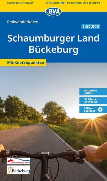 Produktbild: BVA Radwanderkarte Schaumburger Land / B&uuml;ckeburg mit Knotenpunkten 1:50.000