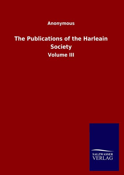 Produktbild: The Publications of the Harleain Society