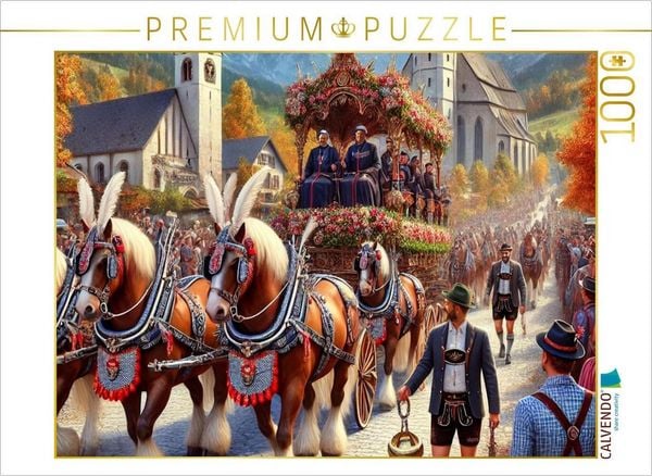 Produktbild: CALVENDO Puzzle Tradition trifft Pracht | 1000 Teile Lege-Gr&ouml;&szlig;e 64x48cm Foto-Puzzle f&uuml;r gl&uuml;ckliche Stunden