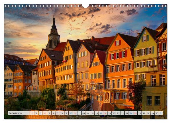 Produktbild: Rund um T&uuml;bingen und Sch&ouml;nbuch (Wandkalender 2026 DIN A3 quer), CALVENDO Monatskalender