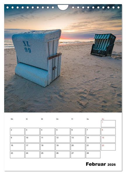 Produktbild: Usedom - Inseltraum im Norden (Wandkalender 2026 DIN A4 hoch), CALVENDO Monatskalender