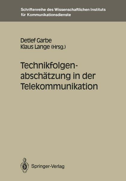 Produktbild: Technikfolgenabsch&auml;tzung in der Telekommunikation