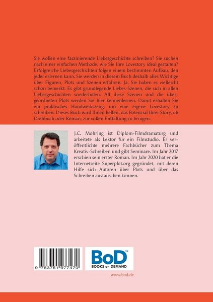 Produktbild: Liebesgeschichten schreiben: Ratgeber f&uuml;r Drehbuch und Roman