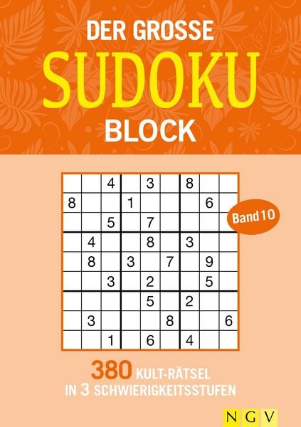 Produktbild: Der große Sudokublock Band 10