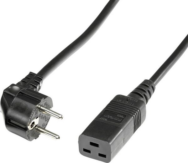 Produktbild: Roline 19.08.1553 Strom Anschlusskabel Schwarz 3.00 m