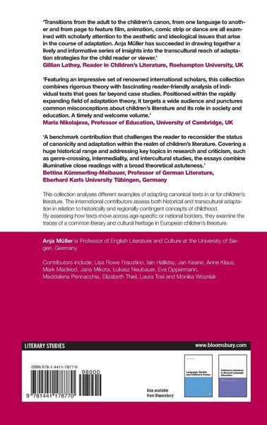 Produktbild: Adapting Canonical Texts in Children's Literature