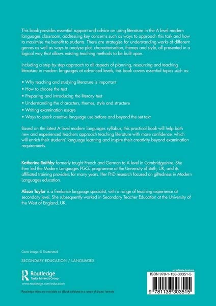 Produktbild: Teaching Literature in the A Level Modern Languages Classroom
