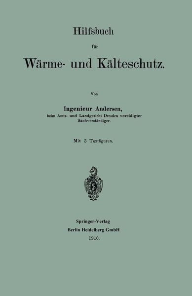 Produktbild: Hilfsbuch f&uuml;r W&auml;rme- und K&auml;lteschutz