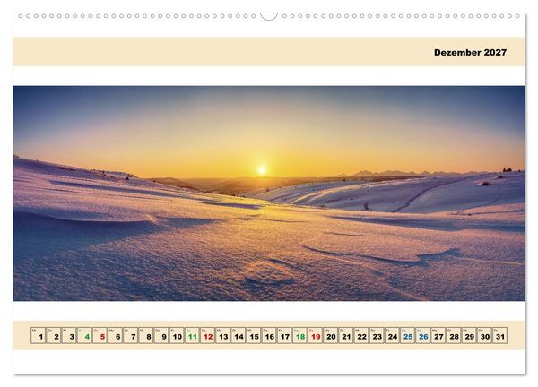Produktbild: Landschafts - Panorama (hochwertiger Premium Wandkalender 2027 DIN A2 quer), Kunstdruck in Hochglanz