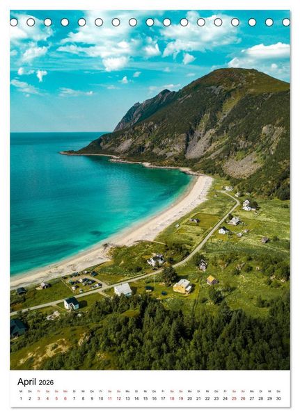 Produktbild: Norwegen - Eine Reise durch das skandinavische Land. (Tischkalender 2026 DIN A5 hoch), CALVENDO Monatskalender
