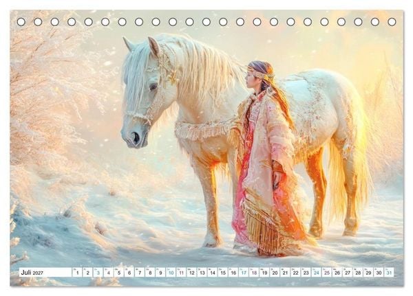 Produktbild: Winterm&auml;rchen - Der fantastischen Art (Tischkalender 2027 DIN A5 quer), CALVENDO Monatskalender
