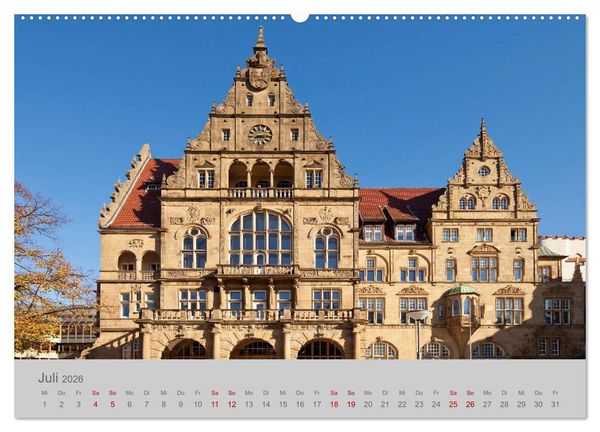 Produktbild: Bielefeld Am Rand des Teutoburger Waldes (Wandkalender 2026 DIN A2 quer), CALVENDO Monatskalender