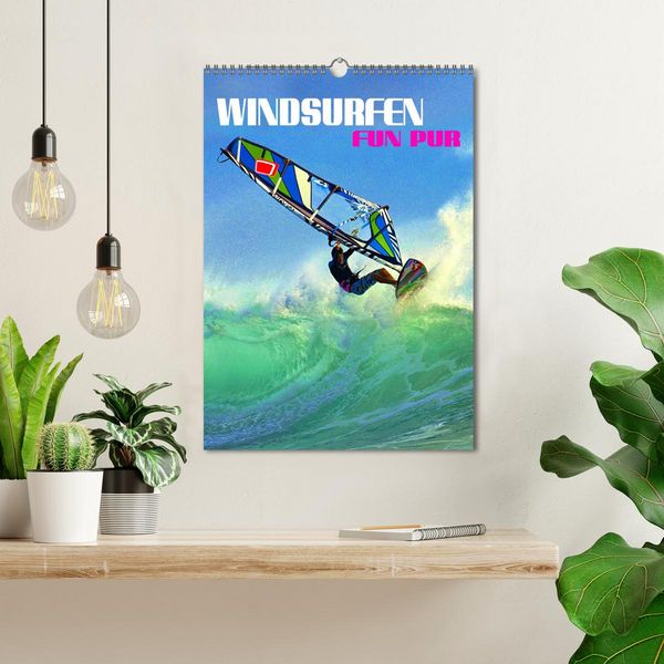 Produktbild: Windsurfen - Fun pur (Wandkalender 2026 DIN A3 hoch), CALVENDO Monatskalender