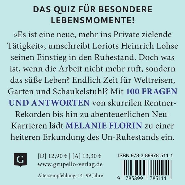 Produktbild: Ruhestand. Das Quiz