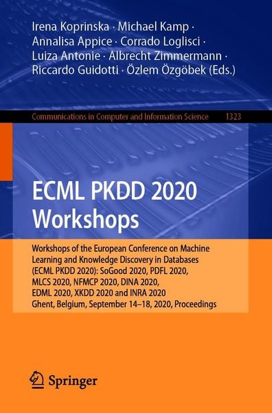 Produktbild: ECML PKDD 2020 Workshops