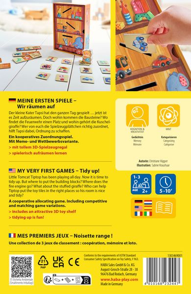 Produktbild: Meine ersten Spiele - Wir r&auml;umen auf!