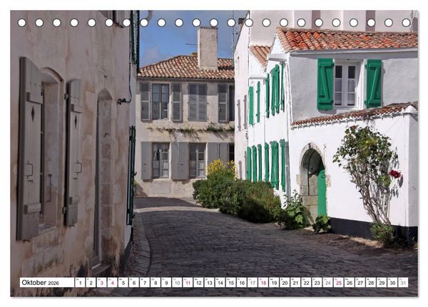 Produktbild: &Icirc;le de R&eacute; (Tischkalender 2026 DIN A5 quer), CALVENDO Monatskalender