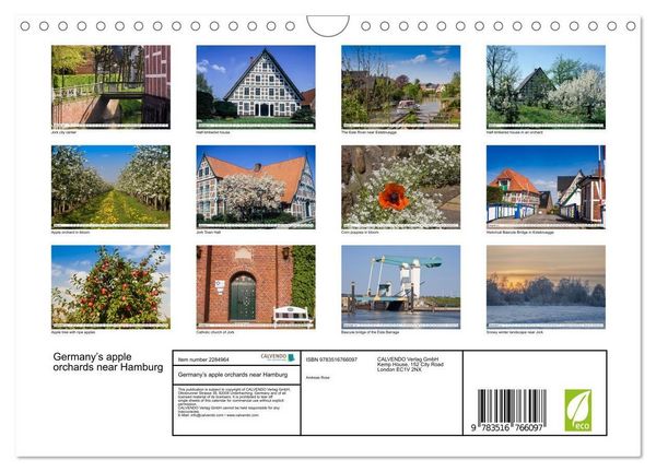Produktbild: Germany&rsquo;s apple orchards near Hamburg (Wall Calendar 2027 DIN A4 landscape), CALVENDO 12 Month Wall Calendar
