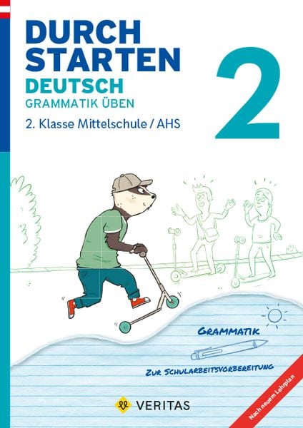 Produktbild: Durchstarten Deutsch 2. Klasse Mittelschule/AHS Grammatik &uuml;ben