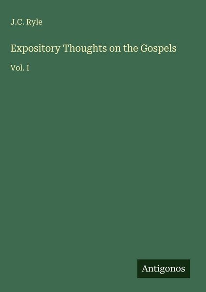 Produktbild: Expository Thoughts on the Gospels