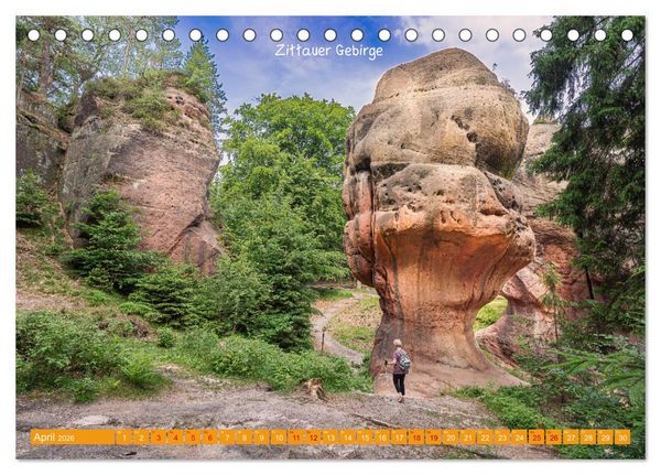 Produktbild: Mitteldeutschland - Landschaft und Kulturdenkmale (Tischkalender 2026 DIN A5 quer), CALVENDO Monatskalender