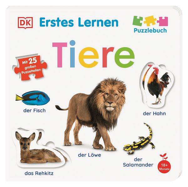Produktbild: Erstes Lernen Puzzlebuch. Tiere
