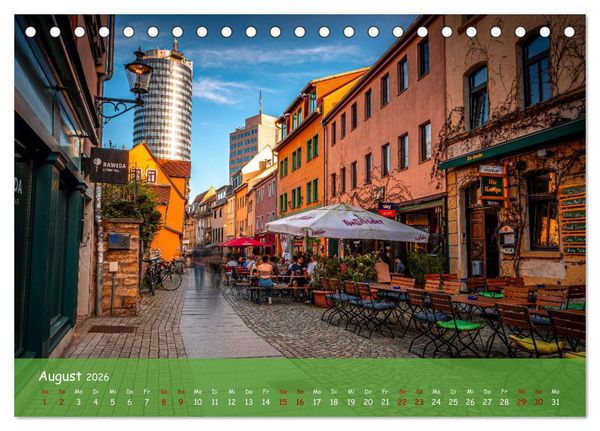 Produktbild: Jena - Faszination in Bildern (Tischkalender 2026 DIN A5 quer), CALVENDO Monatskalender