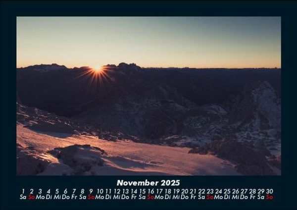 Produktbild: Berge 2025 Fotokalender DIN A5