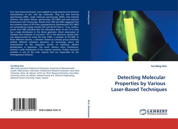 Produktbild: Detecting Molecular Properties by Various Laser-Based Techniques