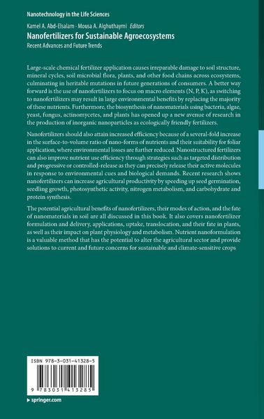 Produktbild: Nanofertilizers for Sustainable Agroecosystems