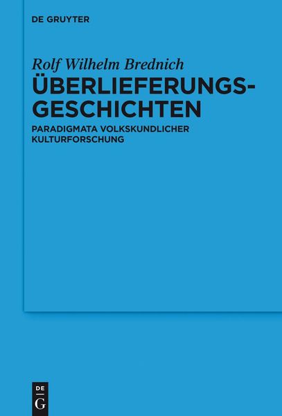 Produktbild: &Uuml;berlieferungsgeschichten