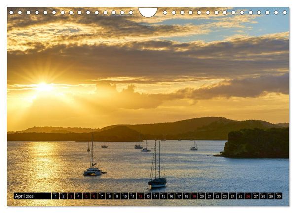 Produktbild: The Caribbean - St. Lucia, The Grenadines and Grenada (Wall Calendar 2026 DIN A4 landscape), CALVENDO 12 Month Wall Calendar