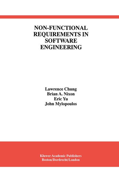 Produktbild: Non-Functional Requirements in Software Engineering