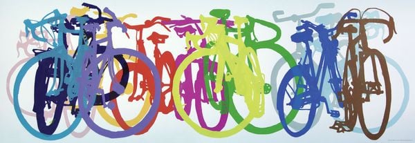 Produktbild: Colourful Row, Bike Art