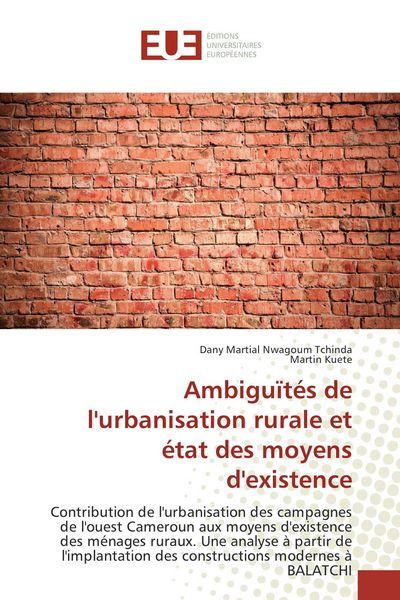 Produktbild: Ambigu&iuml;t&eacute;s de l'urbanisation rurale et &eacute;tat des moyens d'existence