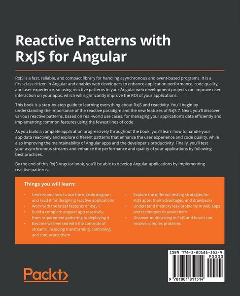 Produktbild: Reactive Patterns with RxJS for Angular