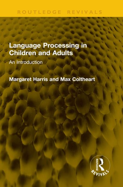 Produktbild: Language Processing in Children and Adults