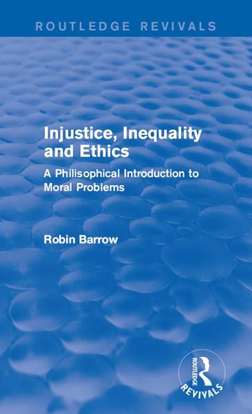 Produktbild: Injustice, Inequality and Ethics