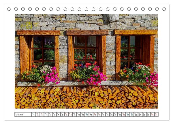 Produktbild: Alpenartig (Tischkalender 2026 DIN A5 quer), CALVENDO Monatskalender