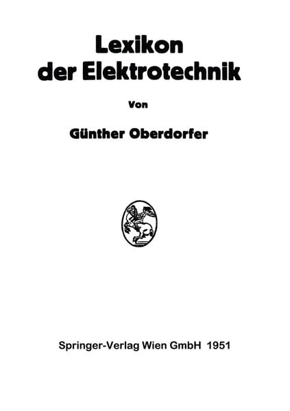 Produktbild: Lexikon der Elektrotechnik