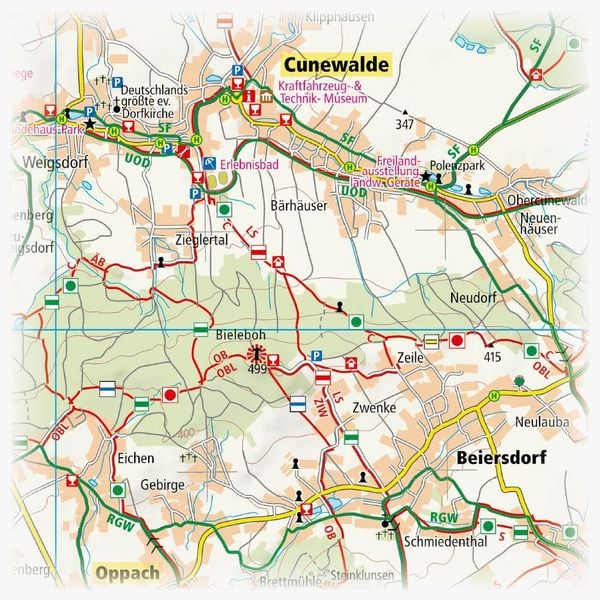 Produktbild: Oberlausitzer Bergland, Bautzen - Neustadt i.S.