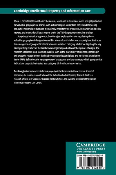 Produktbild: Relocating the Law of Geographical Indications