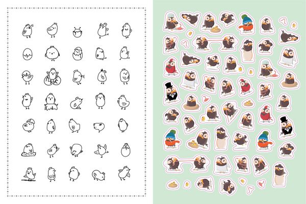 Produktbild: Stickerbuch Lustige Tiere I Über 1000 Sticker