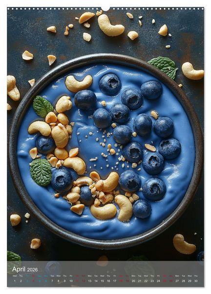Produktbild: Smoothie Bowl Bliss (Wall Calendar 2026 DIN A2 portrait), CALVENDO 12 Month Wall Calendar
