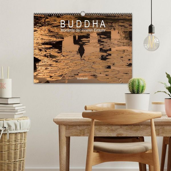 Produktbild: Buddha - Momente der inneren Einkehr (Wandkalender 2026 DIN A3 quer), CALVENDO Monatskalender