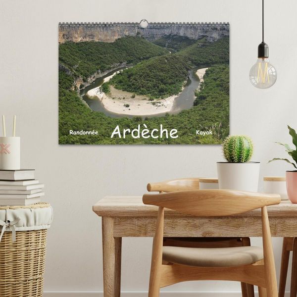 Produktbild: Ard&egrave;che - Randonn&eacute;e & Kayak (Calendrier mural 2026 DIN A3 vertical), CALVENDO calendrier mensuel
