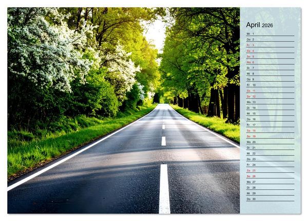 Produktbild: Friedliche Einsamkeit: Natur in ihrer stillen Pracht (Wandkalender 2026 DIN A4 quer), CALVENDO Monatskalender
